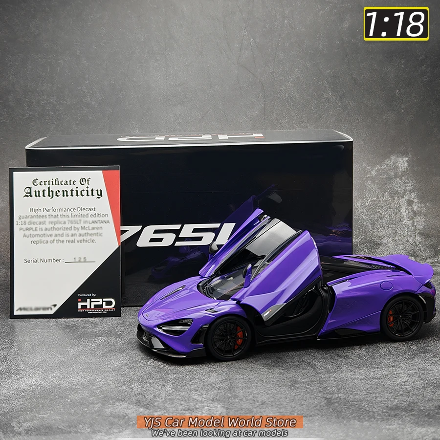 HPD 1/18 マクラーレン 765lt 1:18 Scale Wholesale Diecast Models. HP Diecast HPD18001