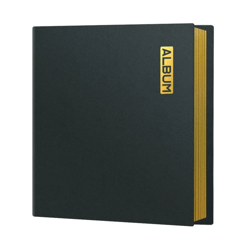 Leather Commemorative Photo Album with Laminated Viscose Inner Pages