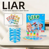 Liar Fibber Board Game for Kids - Educational Party Game with Noses & Glasses, Promotes Family Fun and Interaction, 2-4 Players 1