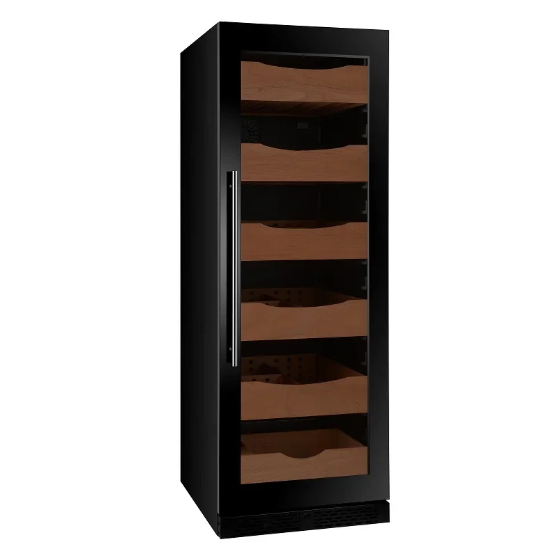 Large Constant Temperature Cigar Cooler Humidor Spanish Cedar Wood Electric Cigar Cabinet