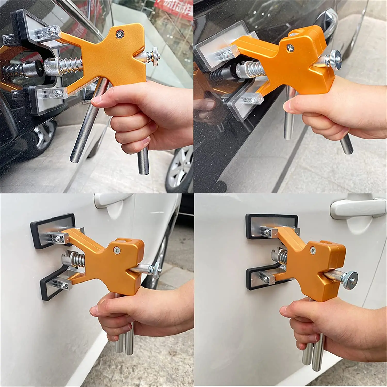 HASKYY Schokdempers Demontage Gereedschap Set 18 stuks Ratel Speciaal Gereedschap Auto Chassis Reparatie Set Domlager Auto Reparatie Schokdemper Set