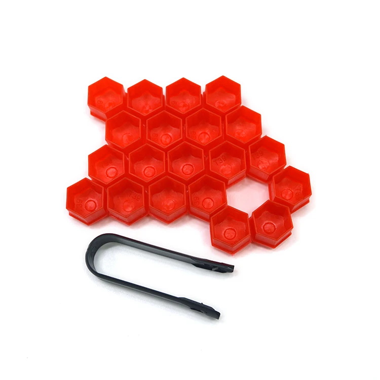 20pcs/set 21/19/17mm Car Wheel Nut Caps Protection Covers Caps Anti-Rust Auto Hub Screw Cover Auto Tyre Nut Bolt Decoration