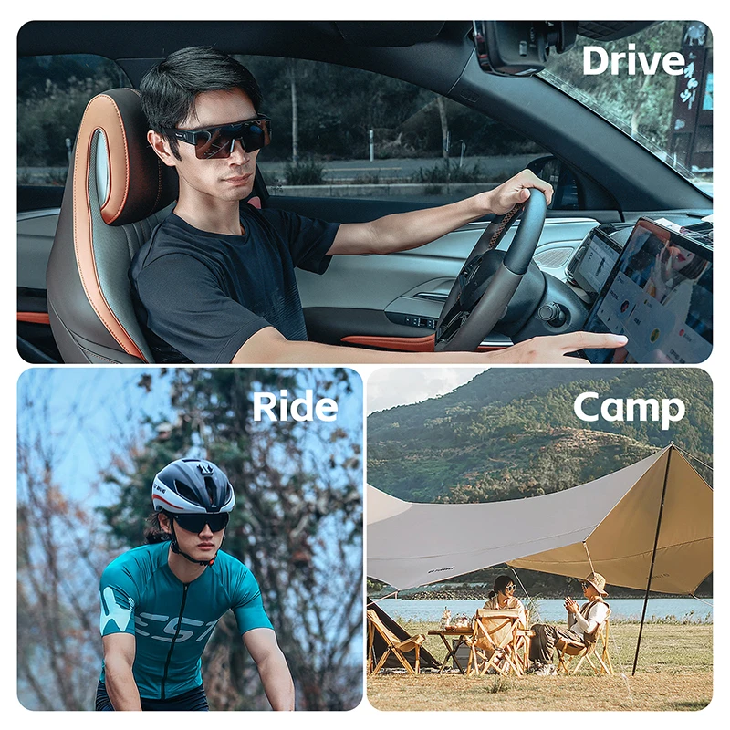 WEST BIKING Polarized Sunglasses Myopic Exclusive Glasses HD Lens Large Frame UV Protection Goggles For Driving Cycling Glasses