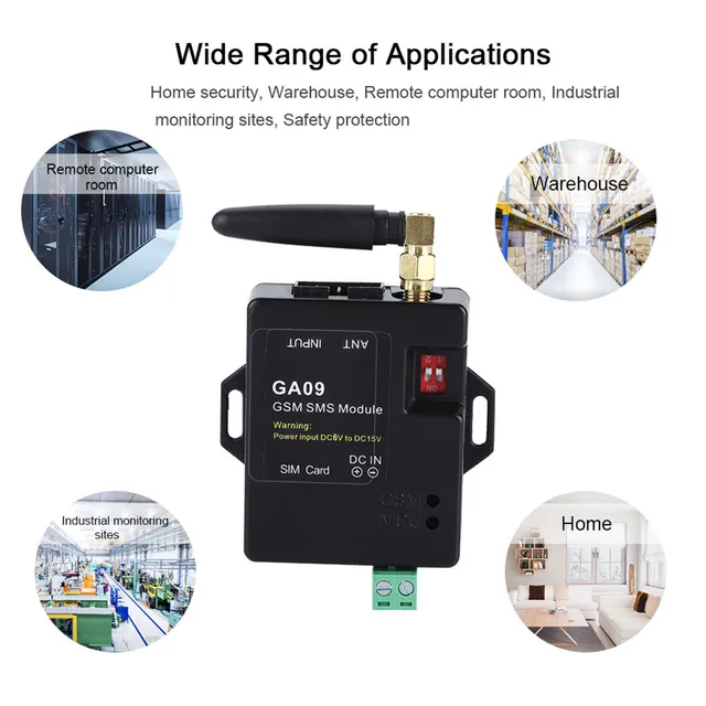 Mini 8 CH Home Security SMS Alarm Call with Intelligent Design and Wireless SMS Alarm Call 6