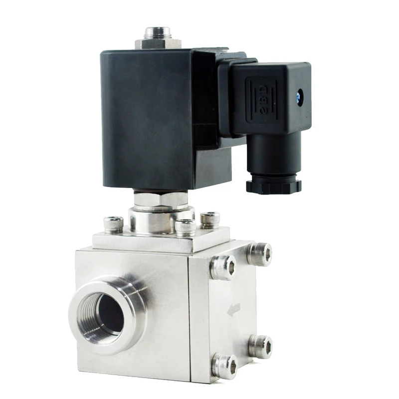 

Соленоидный клапан, устойчивый к давлению, нормально закрытый клапан из нержавеющей стали, резьбовой клапан управления газом и жидкостью, 150 кг