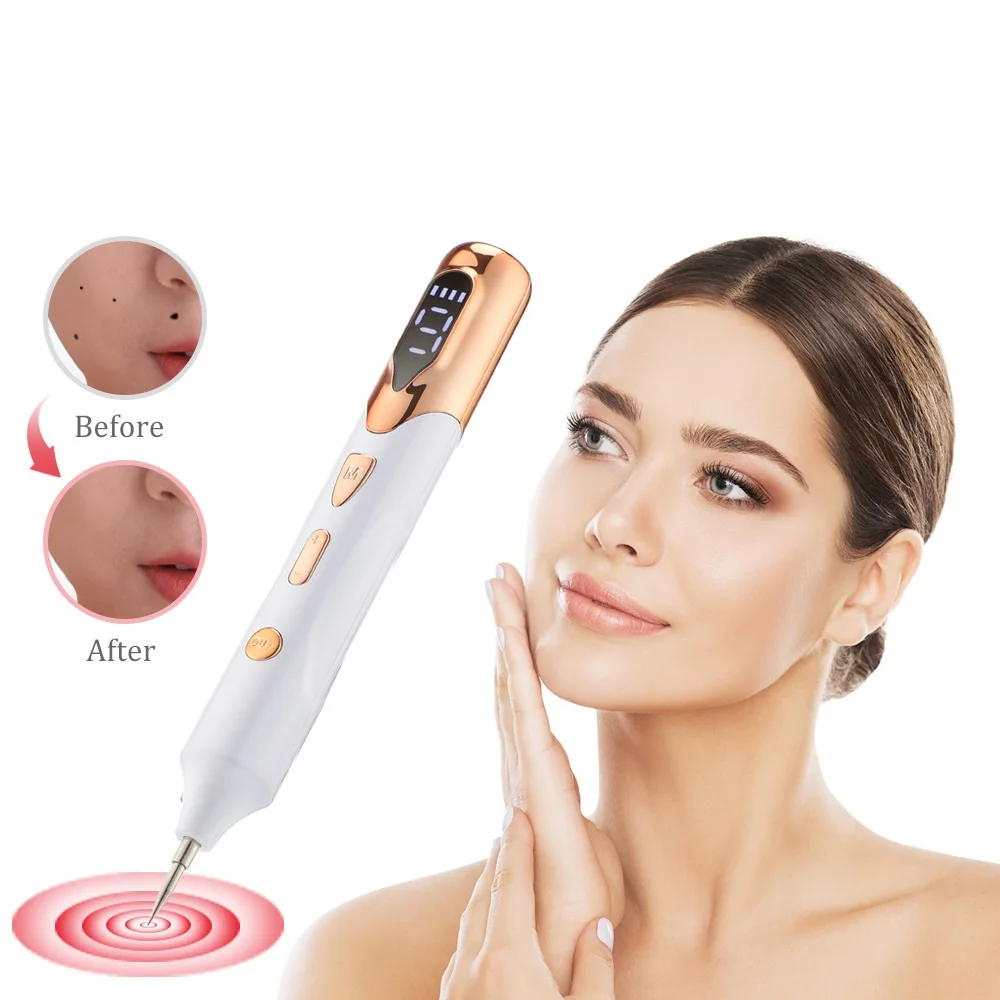 LCD Laser Plasma Pen Black Spot Skin Tag Remover Face Mole Freckle Removal Machine Remove Scar Face Wart Tattoo Device
