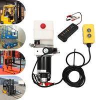12V Hydraulic Pump Hydraulic Power Unit for Dump Truck Trailer Single Acting Pump 800W 1