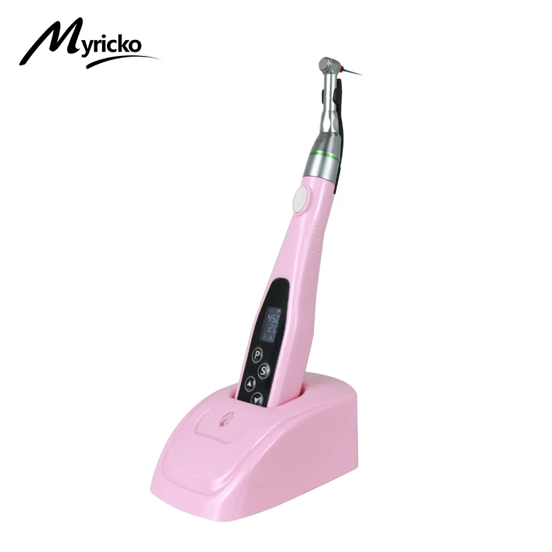 

Myricko Dental LED Wireless EndoMotor 16: 1 Reduction Contra Angle Dental Endodontics Dentistry Intrument Pink