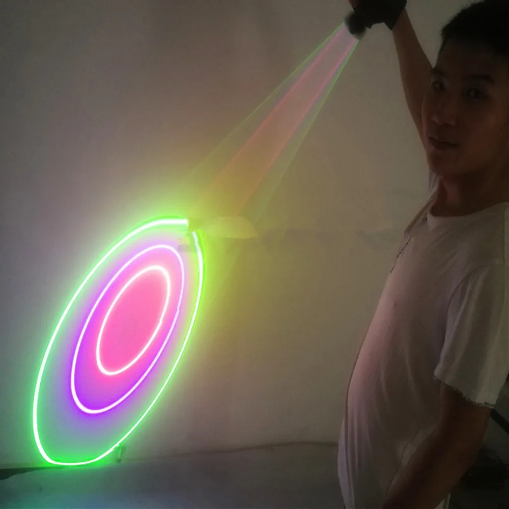 Рисунок 5 - Разноцветные лазерные вихревые