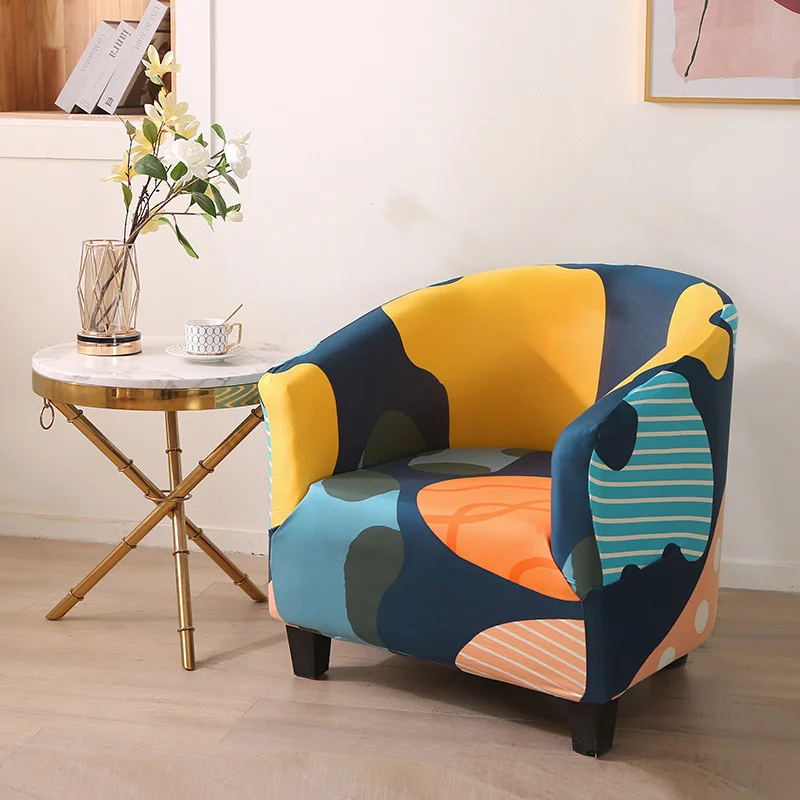 16'' Coffee Bar Stool Covers Round Chair Seat Cushion Pad Sleeve Slipcover 