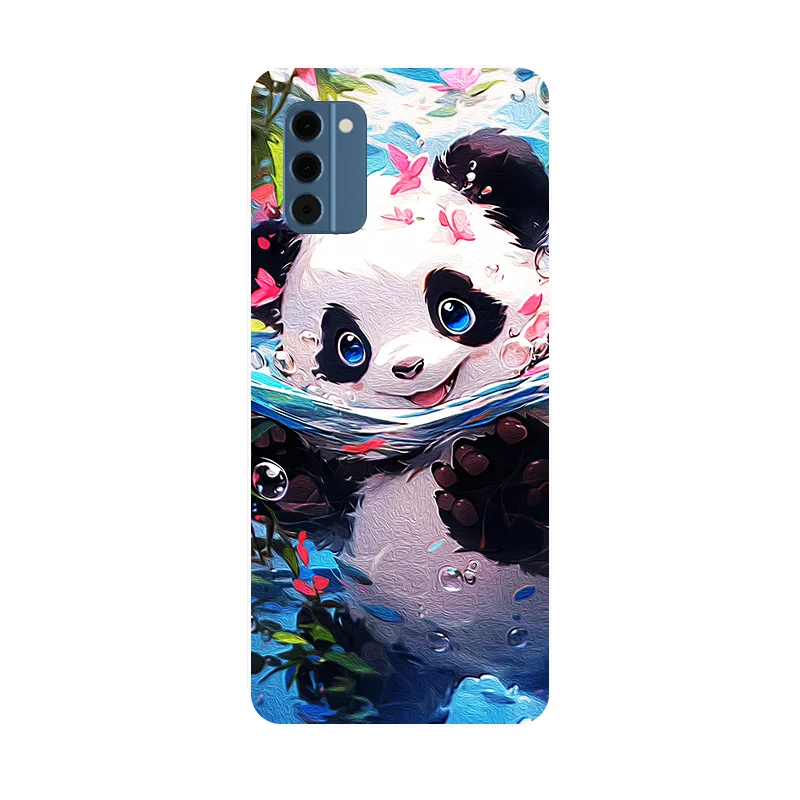 Animal Soft TPU Silicone Protective Case for Nokia C300 Back Cover