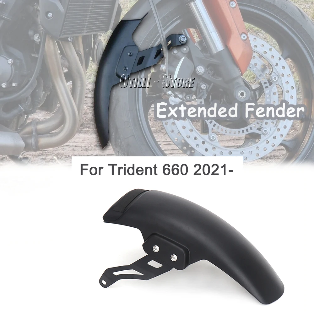 

For Trident 660 TRIDENT660 Trident660 2021 2022 2023 2024 Motorcycle Fender Guard Extension Accessories Front Mudguard Extender