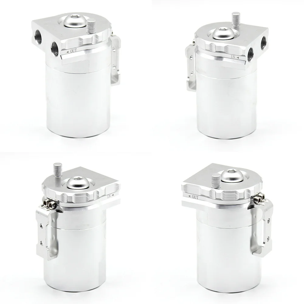 300ml Baffle Oil Tank, Oil Breathable Pot, Pot with Air Filter and 3/8-inch NBR Fuel Pipe