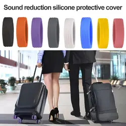 8PCS Luggage Wheels Protector Silicone Suitcase Wheels Cover Reduce Noise Travel Luggage Suitcase Wheels Guard Cover Accessories