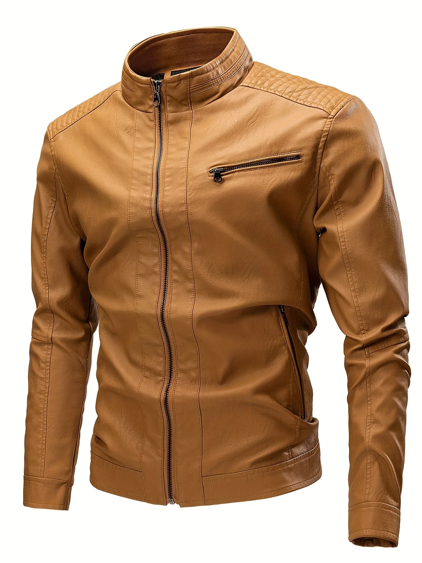 Male Winter Coat Man Jacket Hunting Clothes Retro Baseball Motorcycle Oversize Windbreaker Heavy Military Cardigan Withzipper