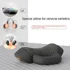Electric Neck Massager Cervical Pillow Hot Compress Neck Stretch Heating Vibration Neck Shoulder Massage Pillow Back Traction 3