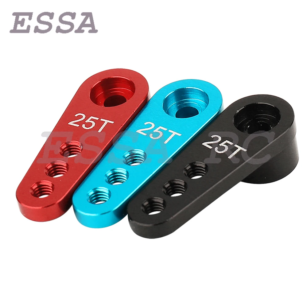 

1 шт. Регулируемый рулевой сервогудок из алюминиевого сплава с 3 отверстиями, 25T, замена ручки для RC 1:8 1:10, Аксессуары для автомобилей/лодок