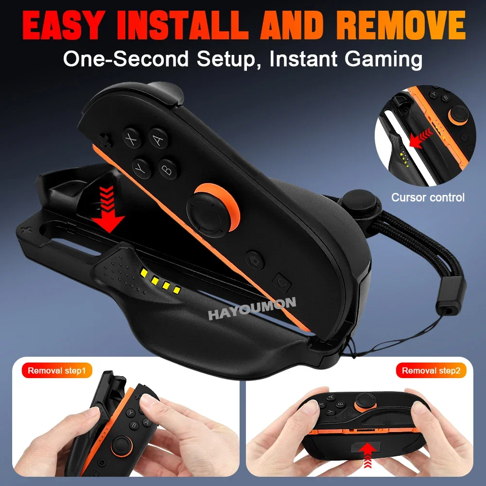 Ergonomic Gaming Mouse Grip for Enhanced Control & Portability - Set of 2