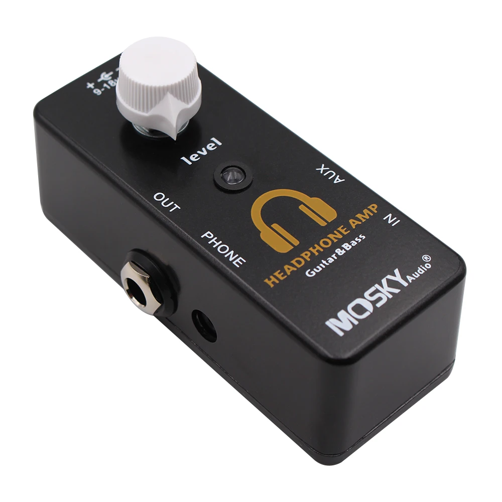 ギター MOOER Audiophile Pedal Headphone Amp Amazon.com: MOOER Audiofile Guitar Headphone Amp Analog