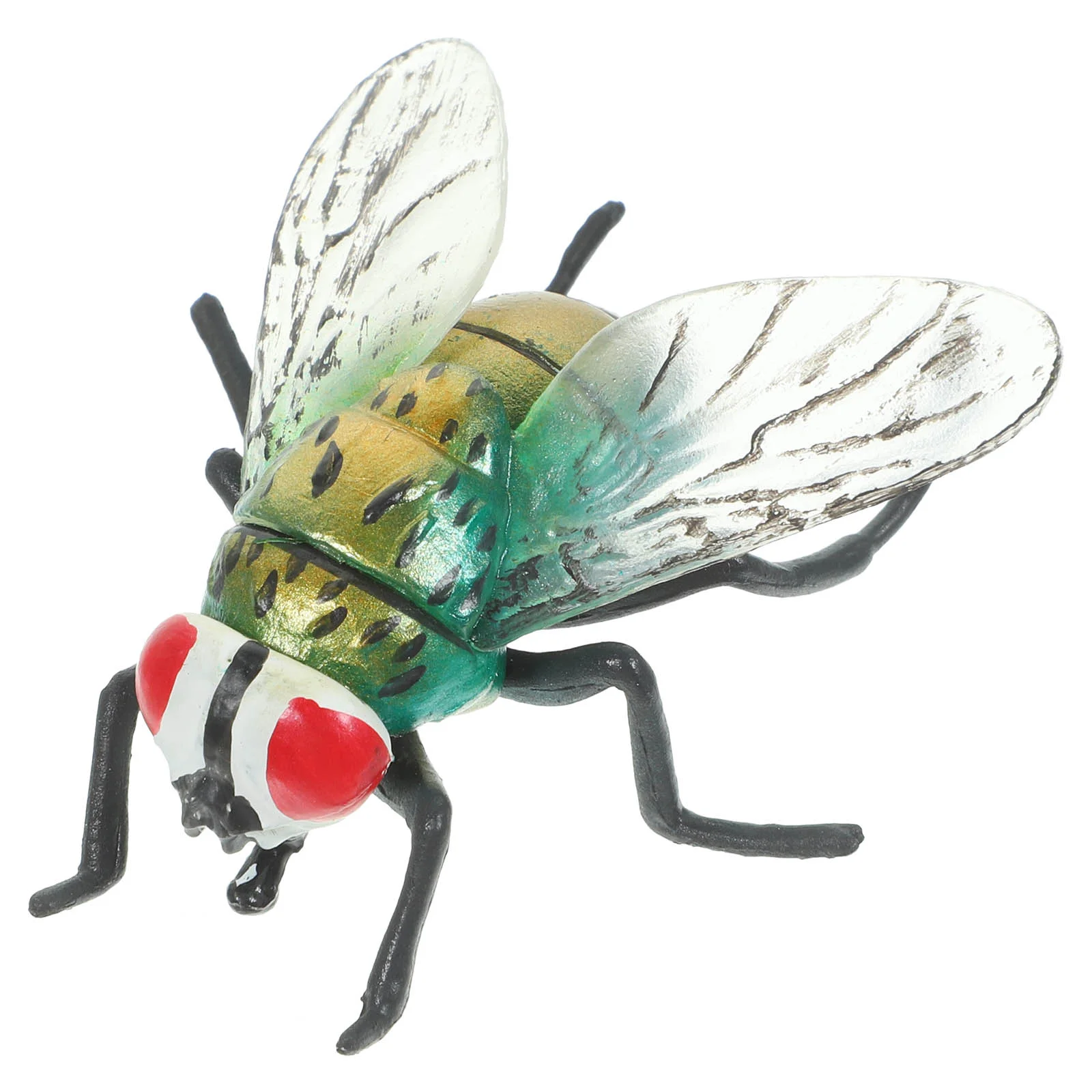 

Puffer Fish Toy Decorative Fly Prank Artificial Flies Simulation Scary Realistic Housefly Green Props Child