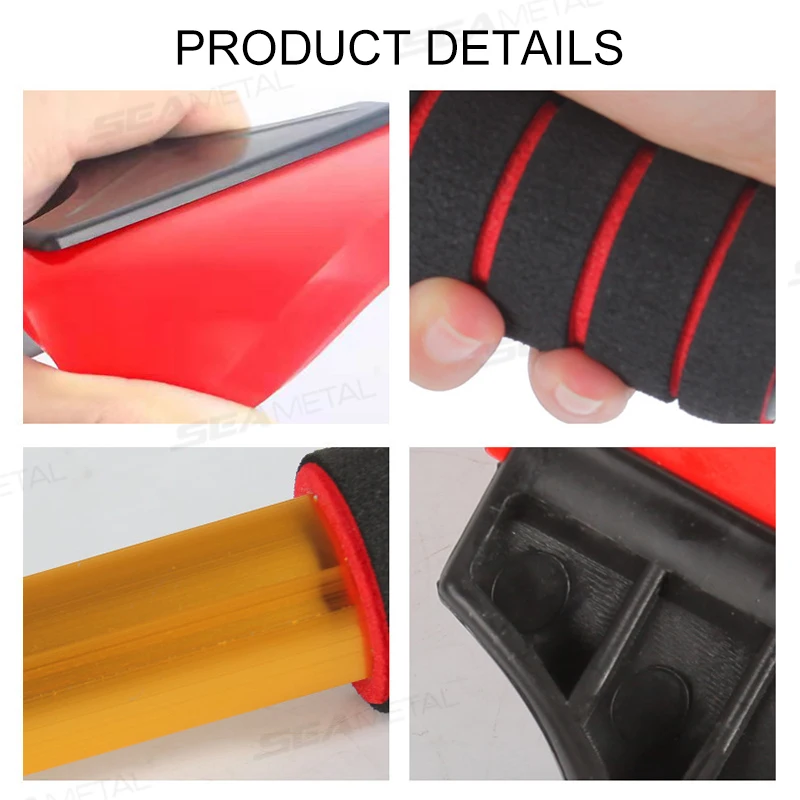 SEAMETAL Car Ice Scraper Windshield Snow Removal Shovel Ice Breaker Snow Remover Cleaning Glass Brush Winter Car Accessories
