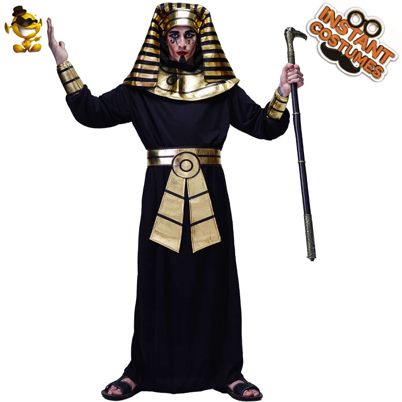 Men Egyptian Costume Egypt Pharaoh Priest Adult Clothing Cosplay Dress