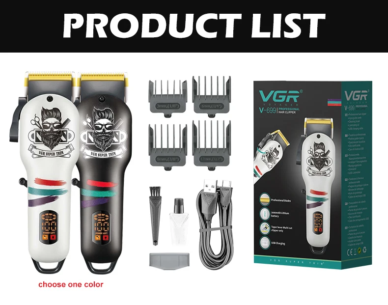 VGR V-699 Salon Series Professional Hair Trimmer