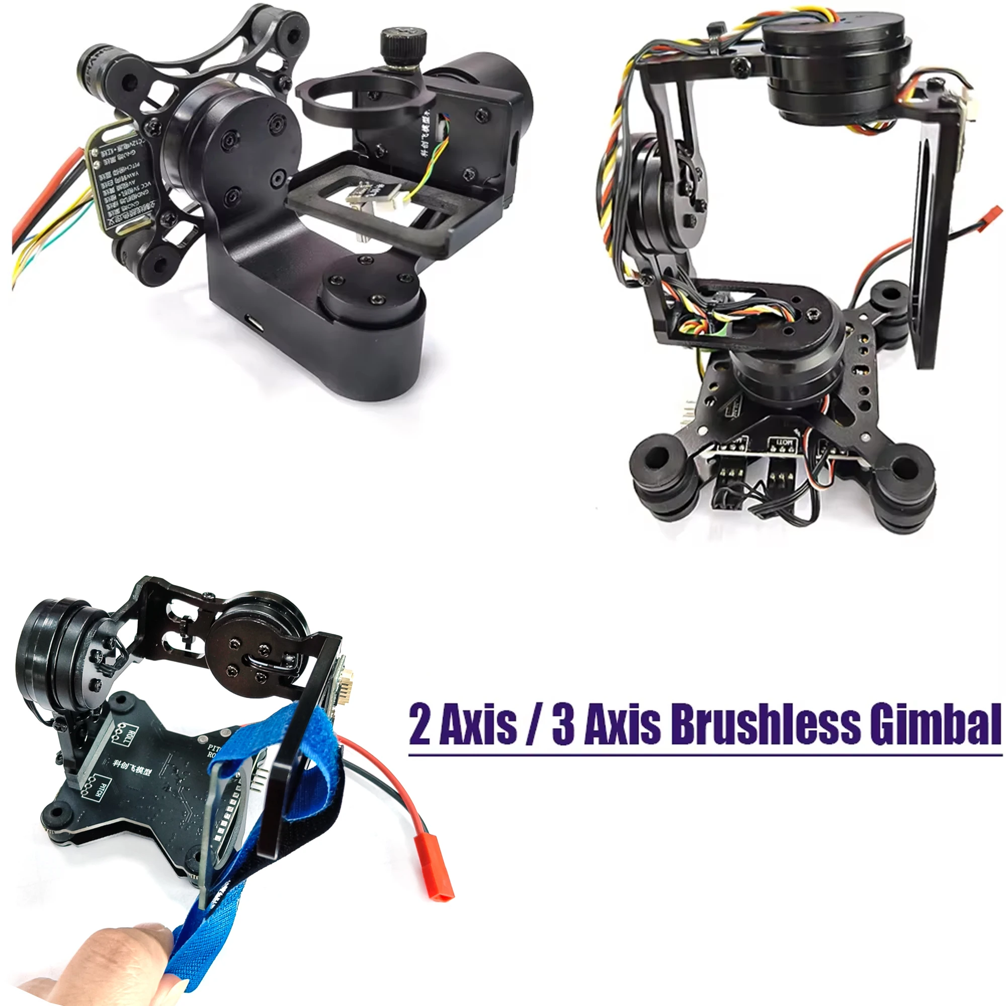 Gimbal 3 Axes pour GoPro - Stabilisateur Brushless avec Télécommande