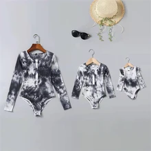 

Family Set Mother Daughter Matching Jumpsuit T-shirts Mom Baby Mommy and Me Clothes Long Sleeve Woman Girls Overall Tops Dresses