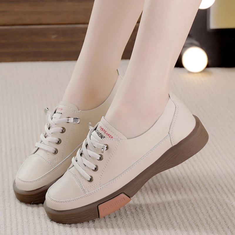 Fashion Korean Women's Low-top Flat Sneakers Non-slip
