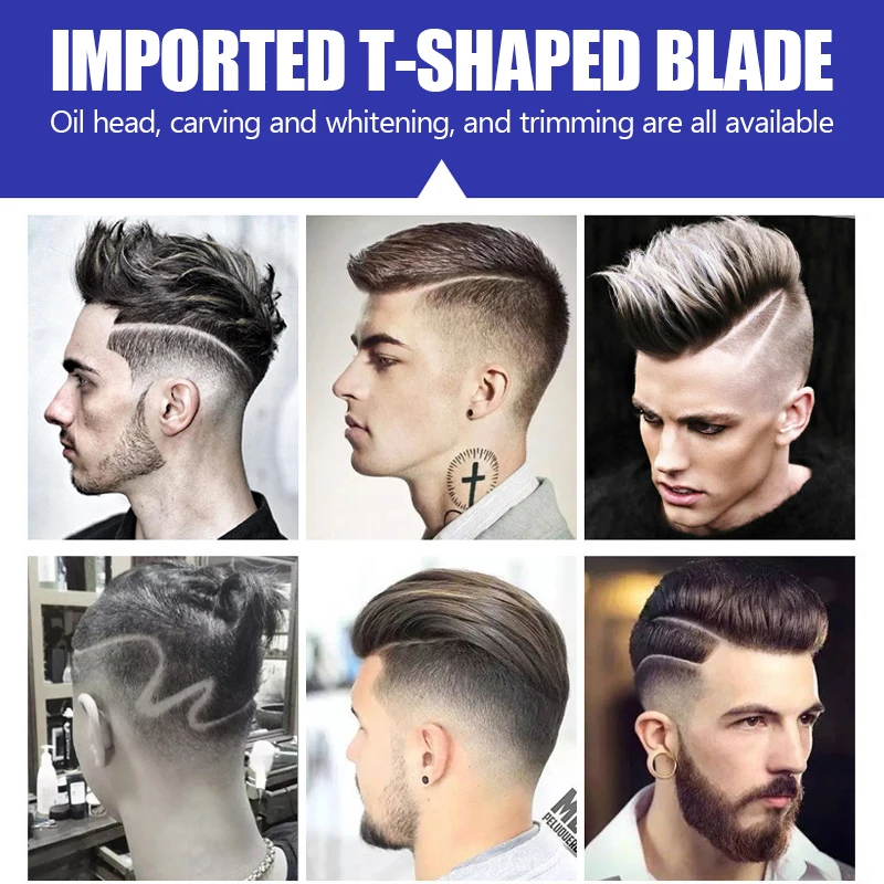 Kemei Hair Clippers for Men Professional Hair Trimmer Barber Cordless Zero Gapped Hair Clippers Mens Gifts Beard Trimmer Kit