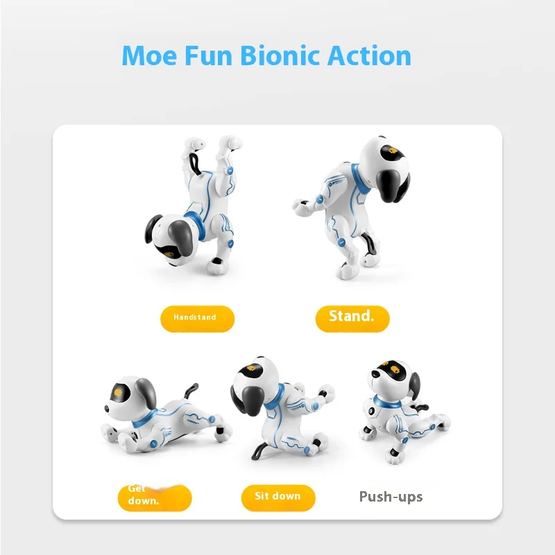 LeNeng K21 Biomimetic Intelligent Machine Dog Programming Special Effects Simulation Children's Remote Control Electric Toy Dog