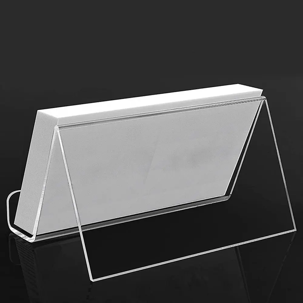 High Quality Acrylic Book Holder Multi Functional Transparent CD Display Rack Portable Mobile Phone Support Desktop Use