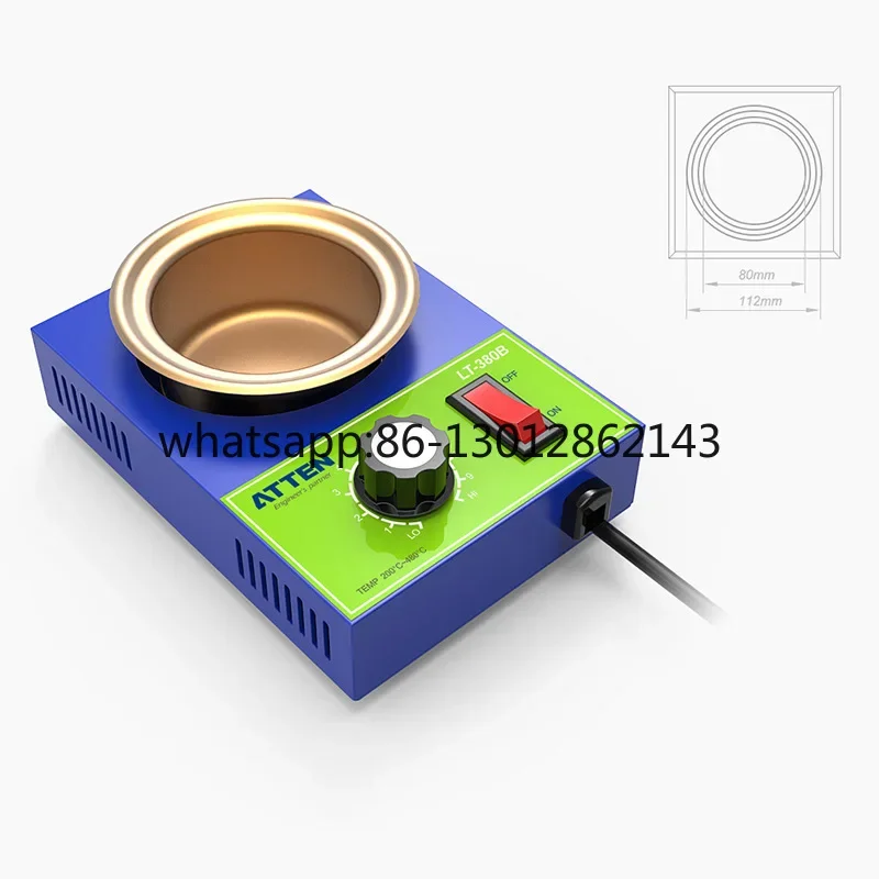 LT-350B/380B/360B/310B 미니 주석 용해로 주석, 용광로 냄비 주석 용광로 가열 코어