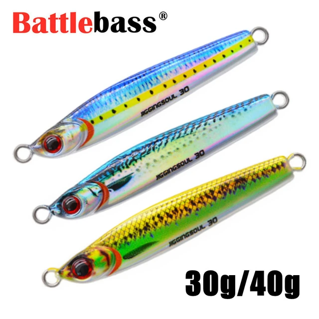 30g 40g New Vertical Jig Lure Deep Sea Fishing Jigging Metal Spoon Lure  Spinning Boat Fishing TG Jigbait Baits - AliExpress