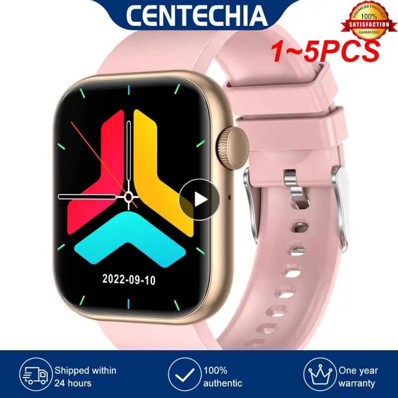 

Умные часы для мужчин и женщин, часы с монитором сердечного ритма, с функцией вызова, с термометром, в корейском и японском стиле, 1-5 шт.