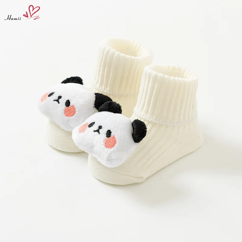 1 paar Frühling Herbst Baby Socken Niedlichen Cartoon Tier Jungen Mädchen Gummi Anti Slip Socken Infant Newborn Weiche Baumwolle Boden socke Schuhe