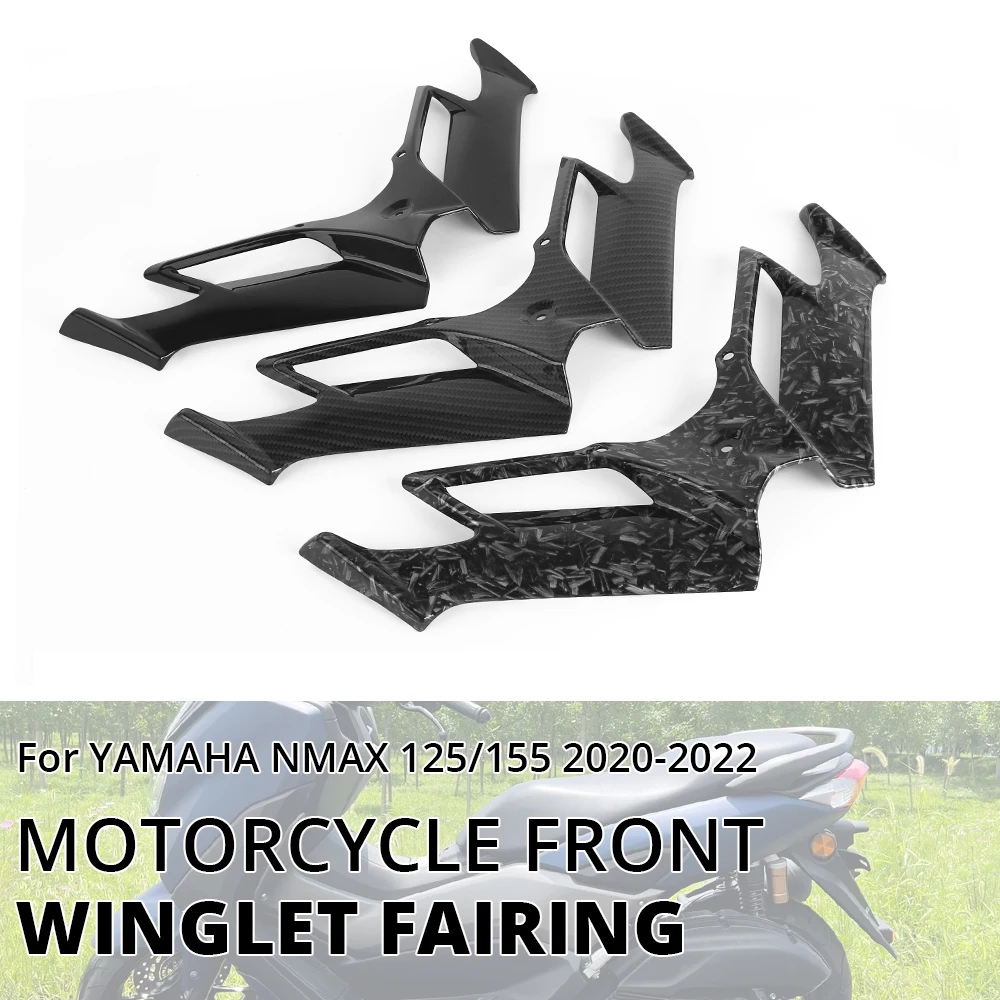 

For YAMAHA Nmax125 Nmax155 2020 2021 2022 Motorcycle Front Winglet Aerodynamic Wing Cover Trim Spoiler Winglet Fairing