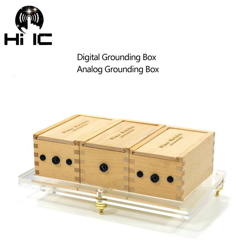 HiFi Audio GND Amplifier Decoder CD Player Turntable Speaker Ground Box