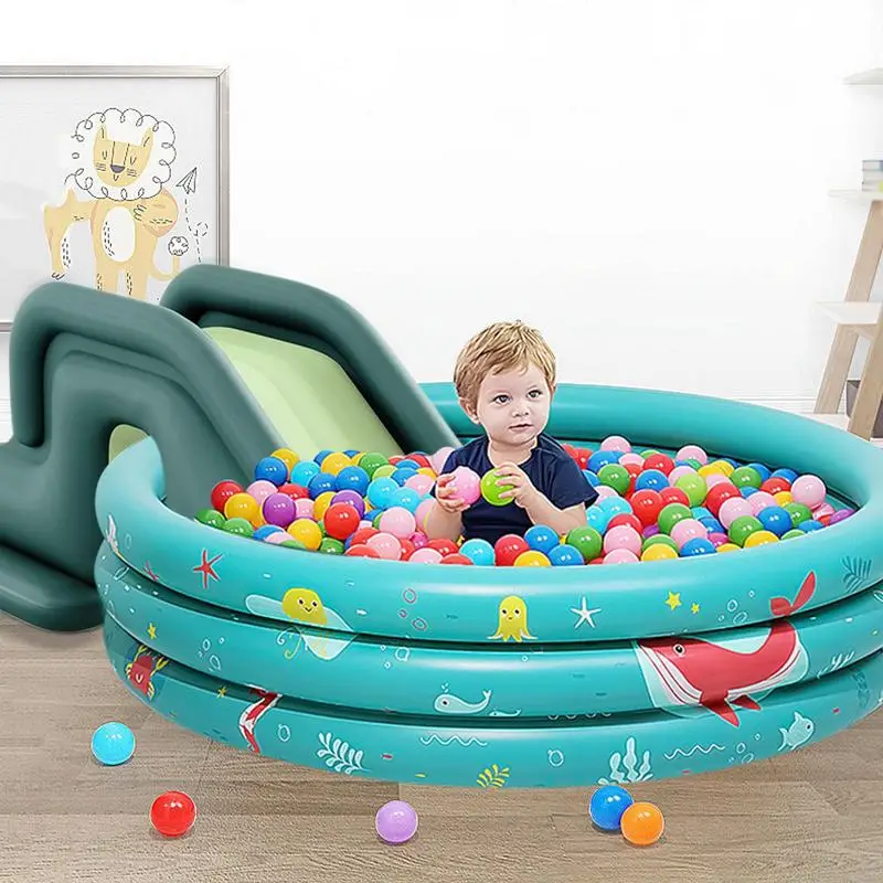 Inflatable Pool Slide Swimming Pool Inflatable Slide Children Family Outdoor Waterpark Above Ground Slides For Kids Babies