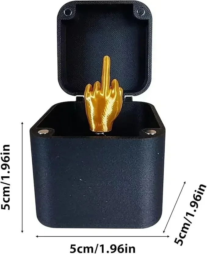 Gift Adult Toy Surprise Pop Up Box With Screws Annoying Present For Friends Funny Prank Gift Middle Finger Novelty Christmas