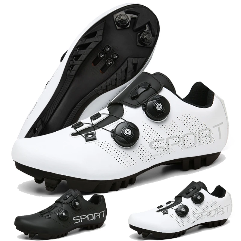 Men Road Cycling Shoes Mtb Shoes Woman Flat Mountain Bike Spd Non-Slip Spikes For Road Cycling Sneakers Off-Road Cycliing cycling shoes