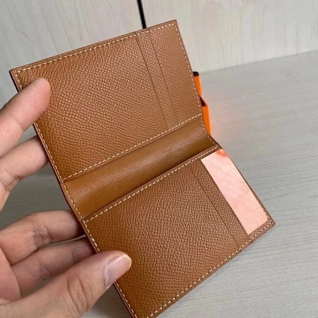 Free embossing Letters Genuine Leather Bank Credit Card Holder for Woman Men Leather High Quality Protective Card