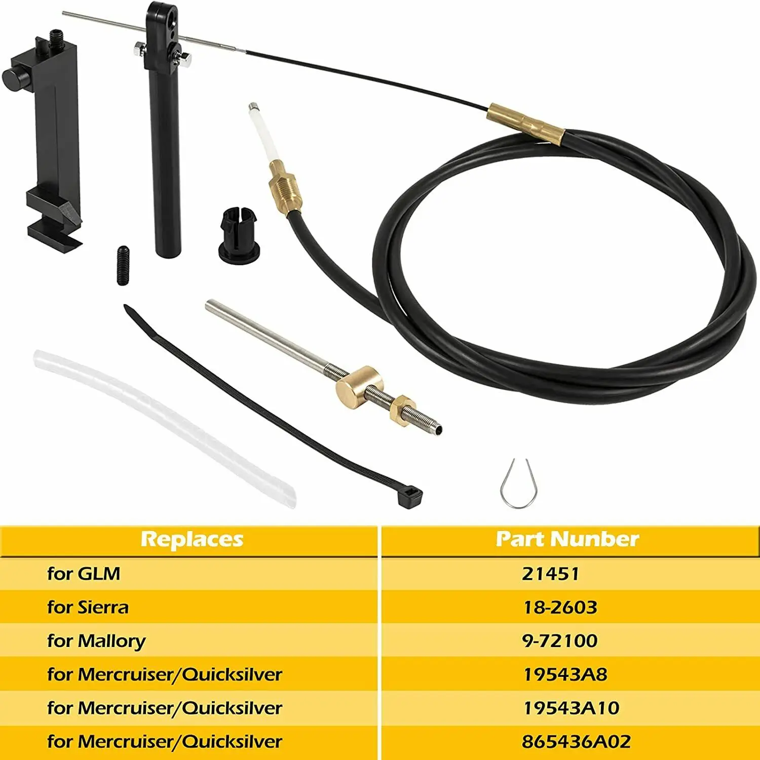 Chuangqian 865436a02 Lower Shift Cable Kit Yacht Accessories For  