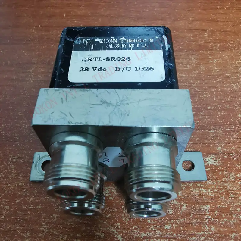 Dc Naar 12.4Ghz 28Volt RRTL-SR026 Rf Coaxiale Relais 28 Vdc Failsafe Rf Magnetron Schakelaar RTL-SR026