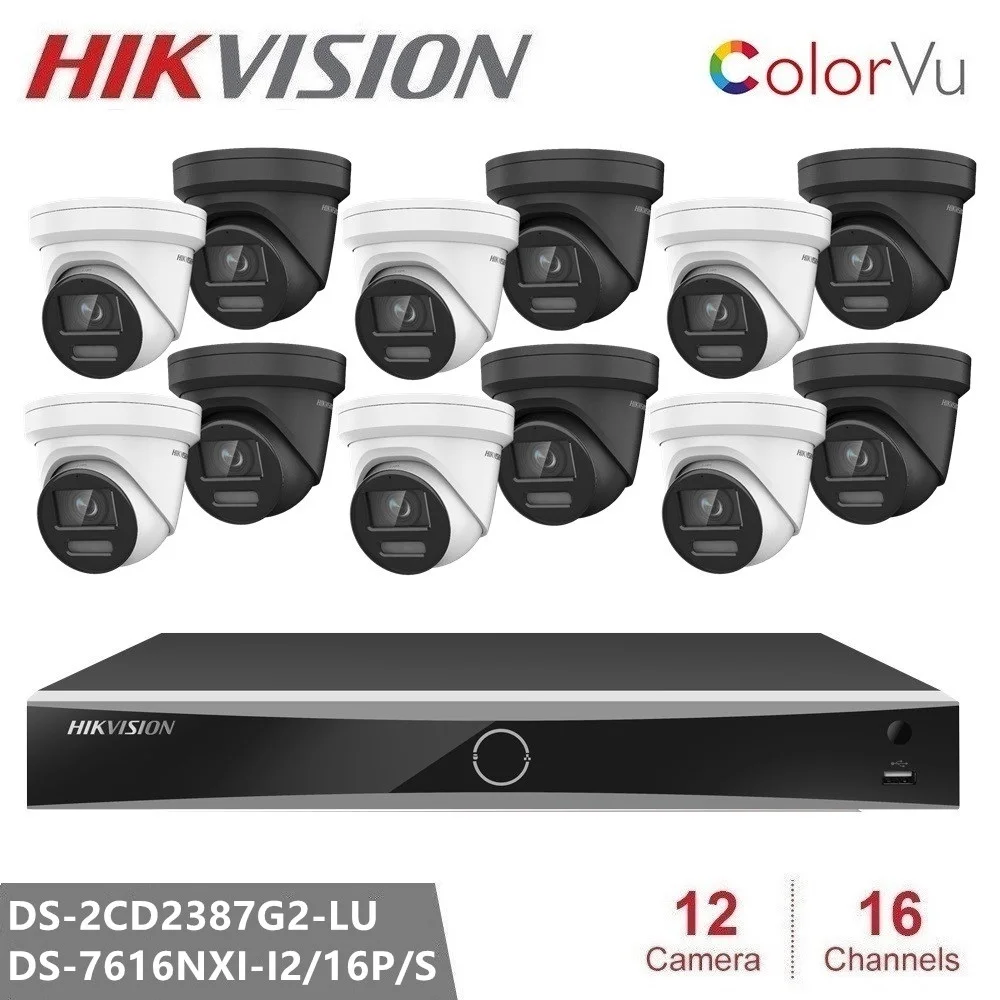 

Hikvision CCTV Video Surveillance System DS-2CD2387G2-LU H.265 8MP IP Camera POE 24/7 Colorful Imaging Built-in Microphone