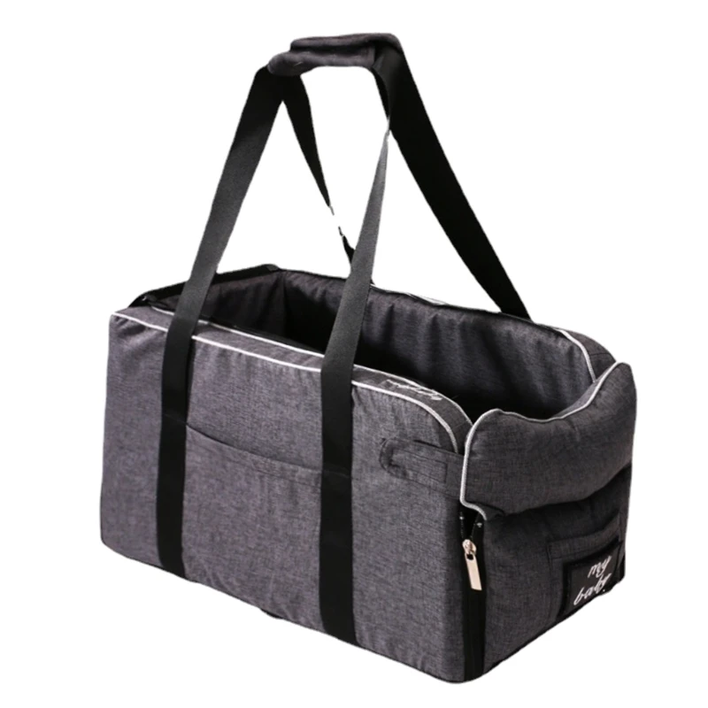 

Cotton Pet Dog Car Central Control Nonslip Dog Carriers Safe Car Armrest Box Booster Kennel Bed for Small Cat Drop Shipping