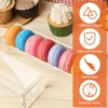 2/4 Pcs Cracker Serving Tray Clear Acrylic Cracker Holder 8.75x2.75x1.5 inch Multipurpose Food Display Stands for Party Events 2