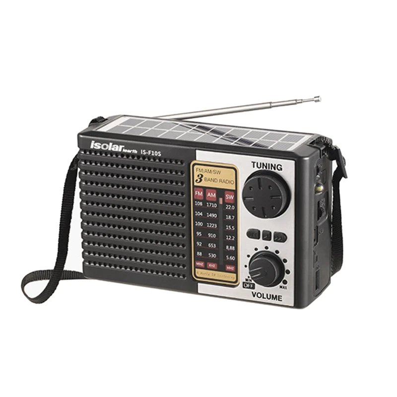 

All Band High Sensitivity Radio Wireless Bluetooth Speaker Solar Charging Emergency Radio Supports FM / AM / SW Radio