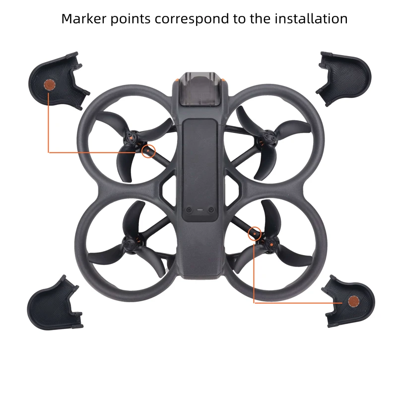4Pcs Landing Gear Protectors for DJI Avata 2 Prevent Bottom Wear and Tear Avata 2 Protective Cover